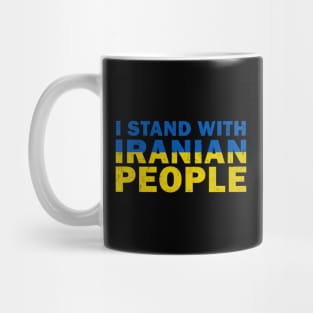 I stand with iranian people Mug